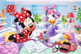Trefl Puzzle 160 el. | Myszka Minnie - Dzień z przyjaciółką - puzzle dla dzieci z motywem bajkowym