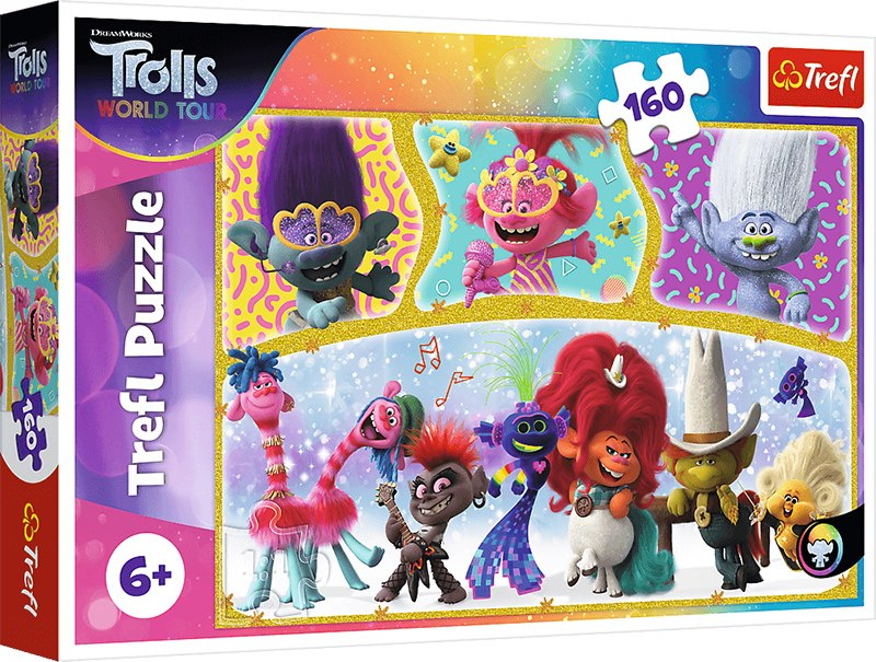Wesoły świat Troli puzzle dla dziecka Wesoły świat Troli puzzle dla dziecka