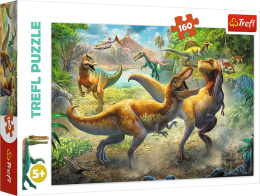 Walczące Tyranozaury  Puzzle TRefl 160 el