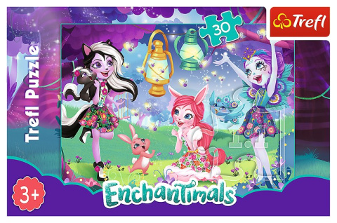 Magiczny świat Enchantimals, puzzle dla dzieci Magiczny świat Enchantimals, puzzle dla dzieci