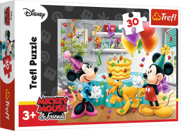 Puzzle Trefl z Myszką Minnie 30 elementów