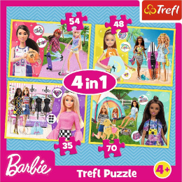 Puzzle z lalkami Barbie