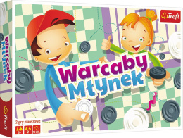 Warcaby młynek ilustrowany gra dla dzieci