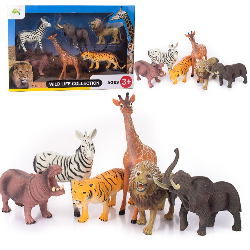 zestaw figurek ZOO słoń zebra żyrafa figurki zestaw figurek ZOO słoń zebra żyrafa figurki