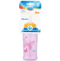 Canpol babies bidon niekapek z rurką silikonową 350ml BUTTERFLY