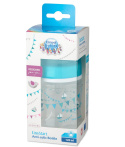 Canpol babies butelka szeroka antykolkowa 120ml PP EasyStart LET'S CELEBRATE niebieska