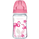 Canpol babies butelka szeroka antykolkowa 240ml PP EasyStart JUNGLE koralowa