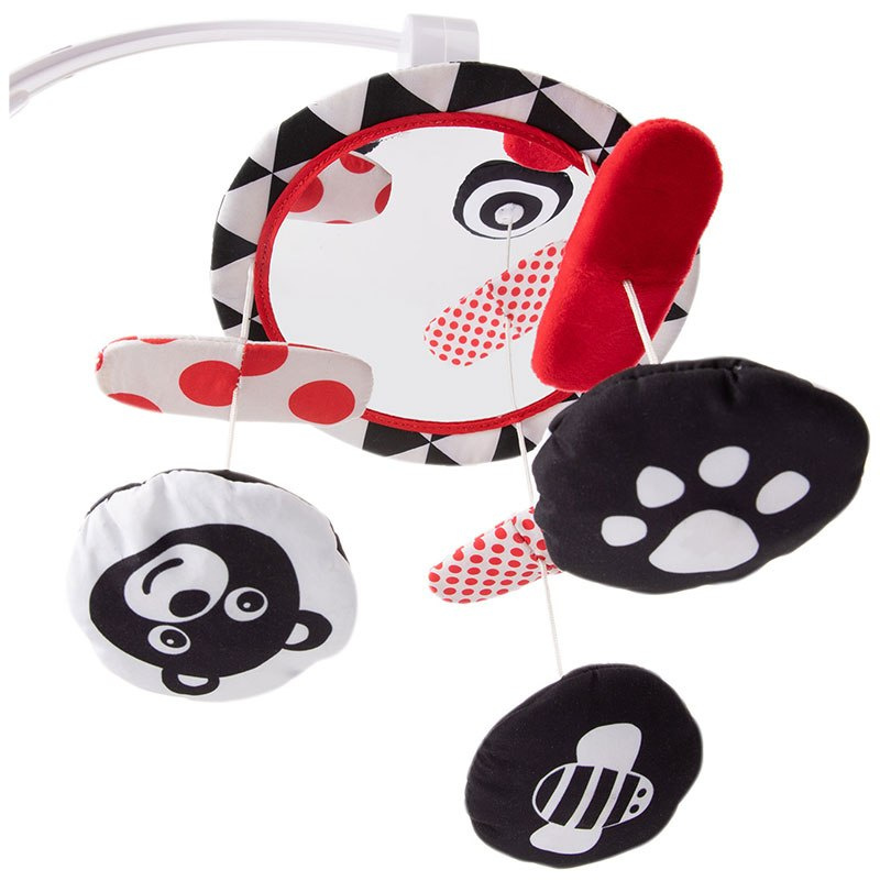 Canpol babies kontrastowa karuzela pluszowa z pozytywką SENSORY TOYS Canpol babies kontrastowa karuzela pluszowa z pozytywką SENSORY TOYS