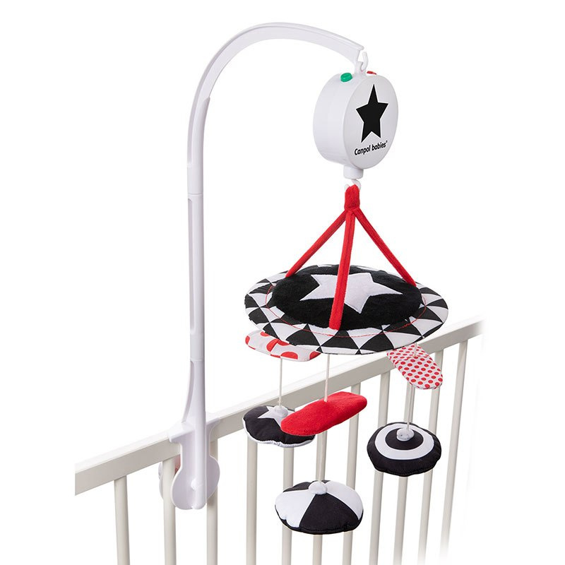 Canpol babies kontrastowa karuzela pluszowa z pozytywką SENSORY TOYS Canpol babies kontrastowa karuzela pluszowa z pozytywką SENSORY TOYS