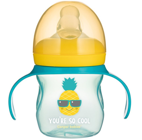 Canpol babies kubek treningowy ustnik silikonowy 150ml SO COOL turkusowy Canpol babies kubek treningowy ustnik silikonowy 150ml SO COOL turkusowy