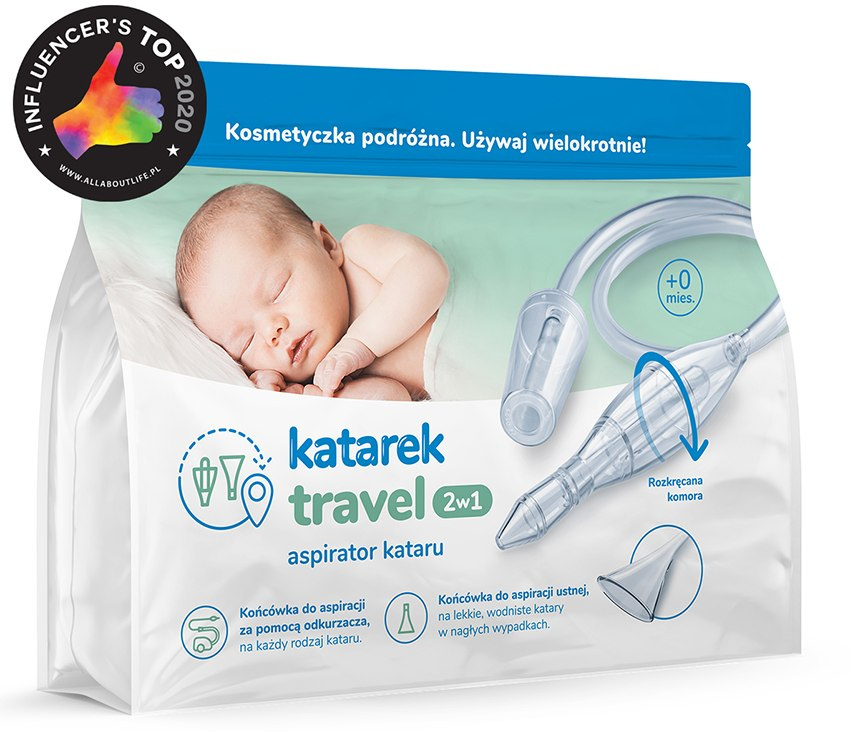 Katarek 2w travel aspirator do odciągania kataru Katarek 2w travel aspirator do odciągania kataru