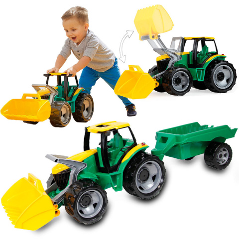 Traktor Lena z przyczepką 02123