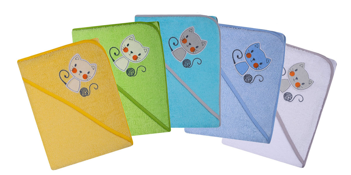 Ręcznik kąpielowy dla dziecka - inne wzory i kolory
