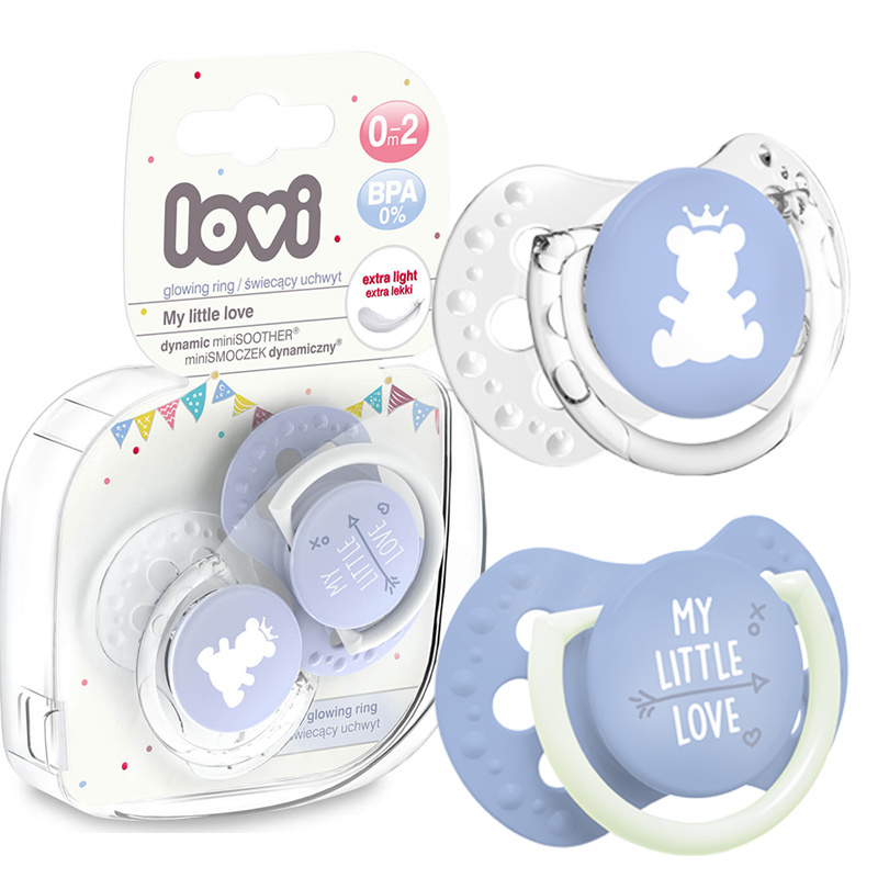 Lovi smoczki dynamiczne silikonowe 0-2 m Lovi smoczki dynamiczne silikonowe 0-2 m