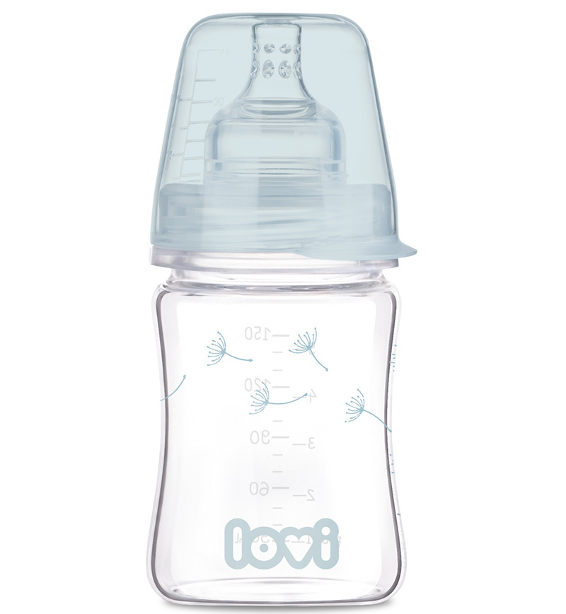 LOVI BUTELKA SZKLANA DIAMOND GLASS 150ml + SMOCZEK LOVI BUTELKA SZKLANA DIAMOND GLASS 150ml + SMOCZEK