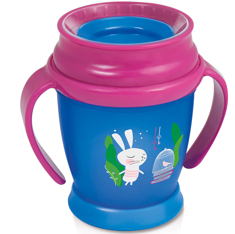 LOVI kubek niekapek 360 mini 210 ml 9+ FOLLOW THE RABBIT GIRL LOVI kubek niekapek 360 mini 210 ml 9+ FOLLOW THE RABBIT GIRL