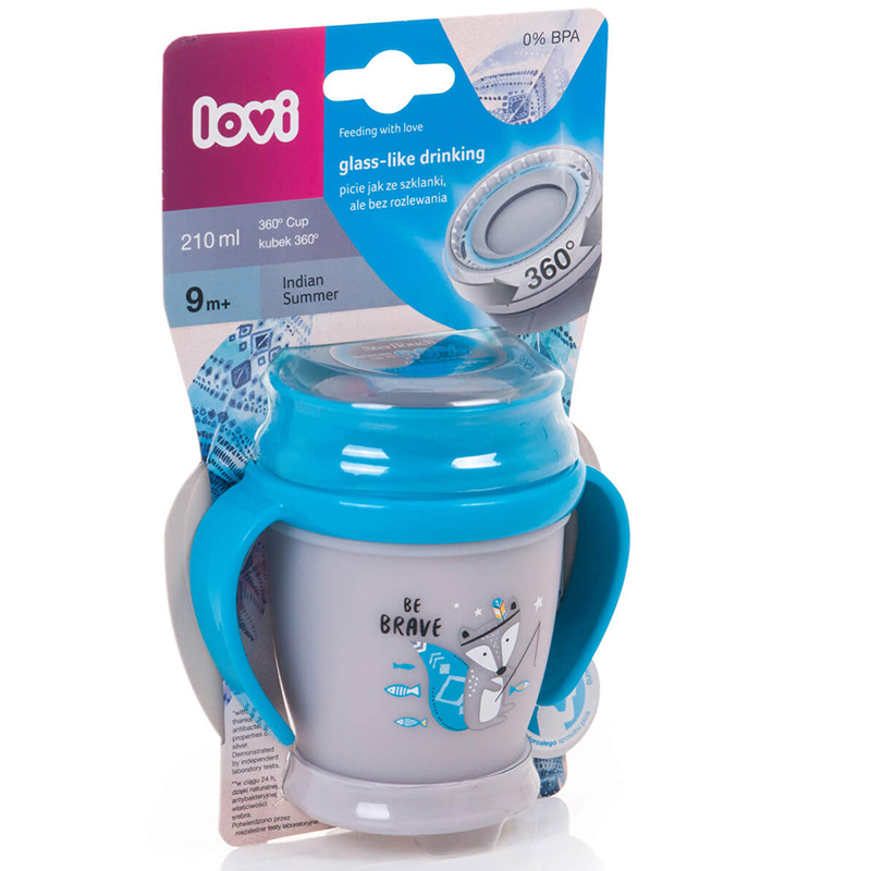 LOVI kubek niekapek 360 mini 210 ml 9+ INDIAN SUMMER BOY LOVI kubek niekapek 360 mini 210 ml 9+ INDIAN SUMMER BOY
