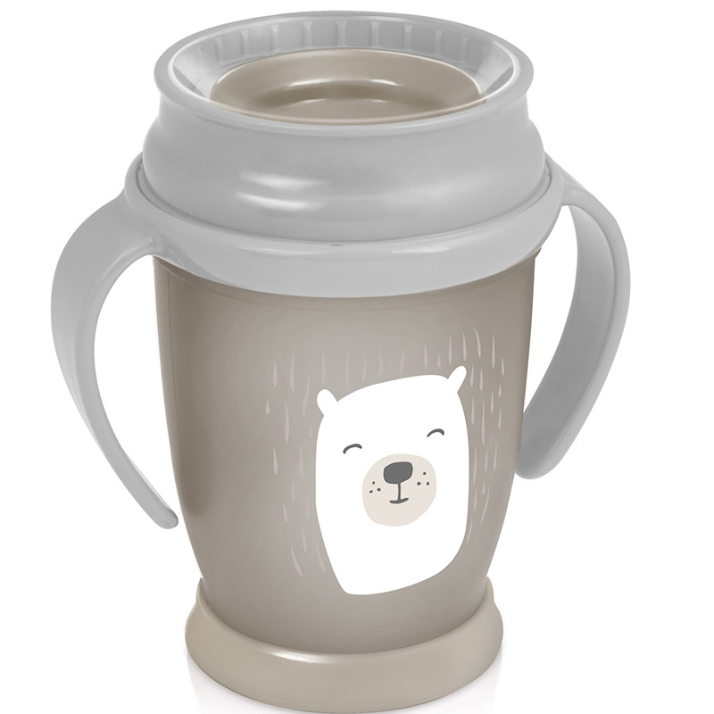 LOVI kubek niekapek 360 mini 250 ml 9+ BUDDY BEAR BEŻOWY LOVI kubek niekapek 360 mini 250 ml 9+ BUDDY BEAR BEŻOWY