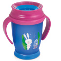 LOVI kubek niekapek 360 mini 250 ml 12M+ FOLLOW THE RABBIT GIRL