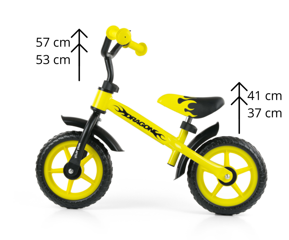 Rowerek biegowy Dragon yellow Rowerek biegowy Dragon yellow