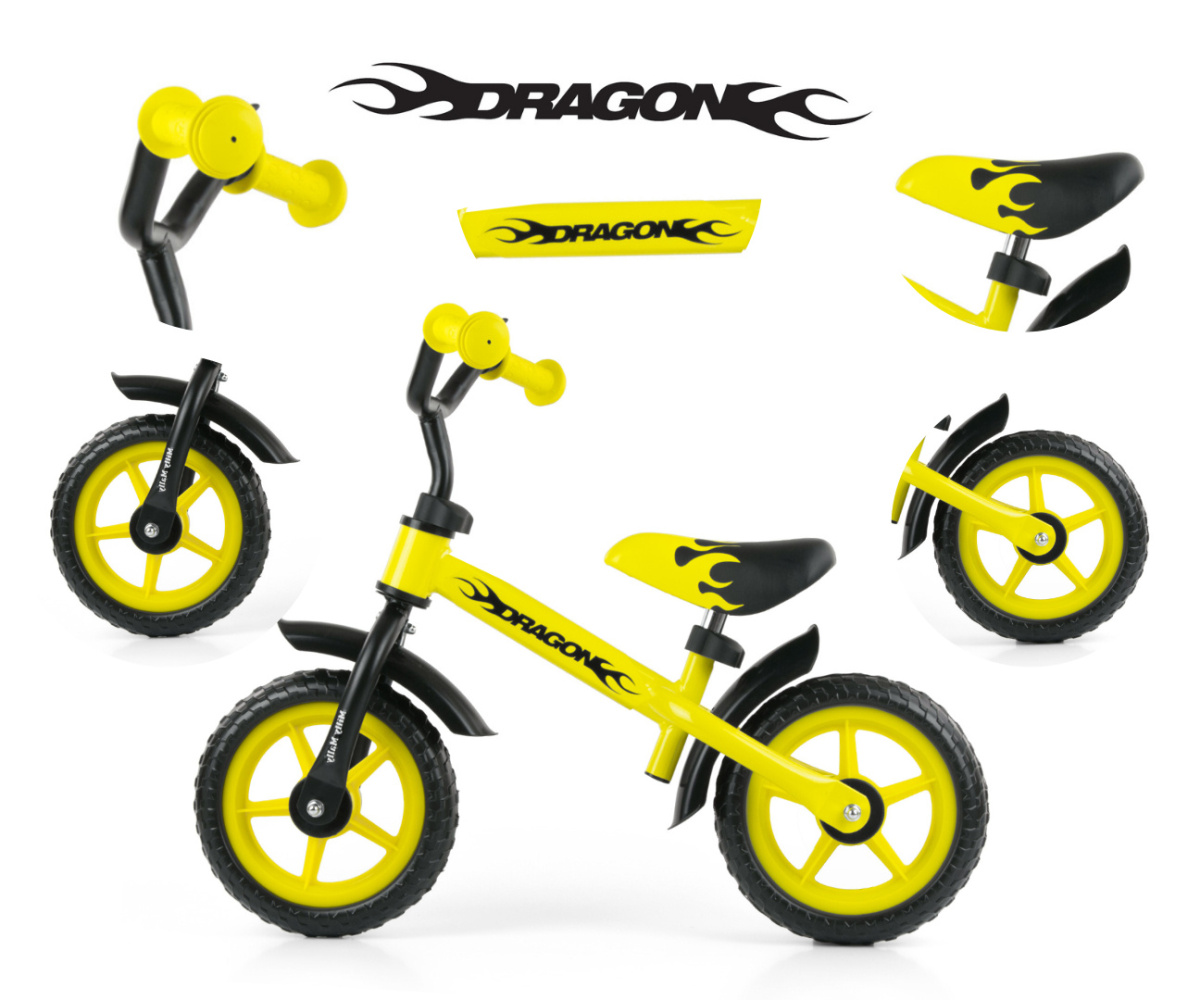 Rowerek biegowy Dragon yellow Rowerek biegowy Dragon yellow