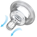 Silikonowy smoczek do butelek LOVI dynamiczny do karmienia WOLNY 3m+ 2szt.