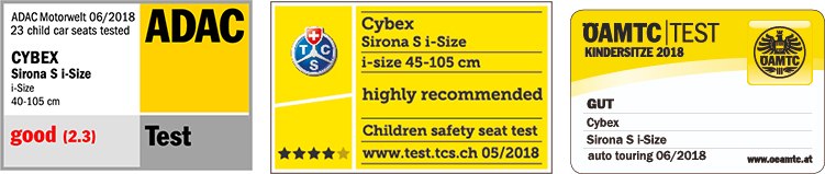 Test fotelika sirona s - ADAC