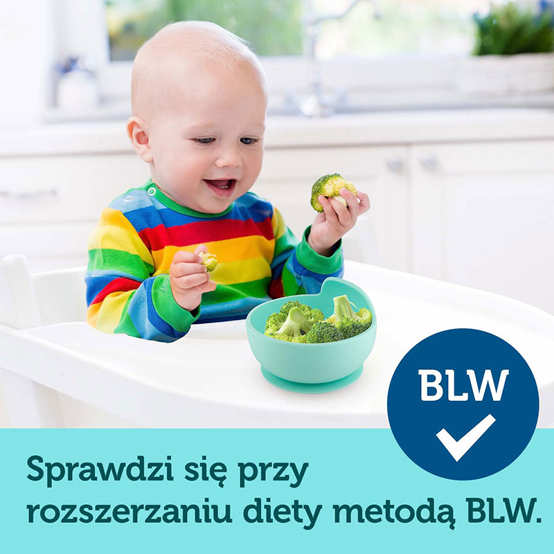 Miseczka, talerzyk z przyssawką silikonowa